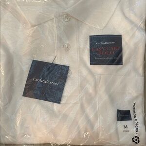 Croft & Barrow Men's Cream Polo Shirt